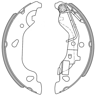Brake Shoe Set (NS4058)