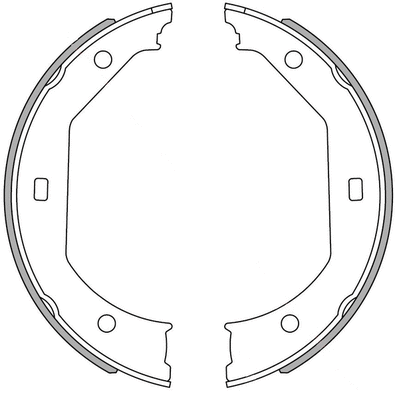 Brake Shoe Set (NS4034)