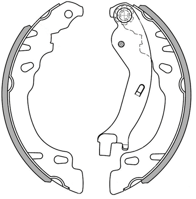 Brake Shoe Set (NS4012)