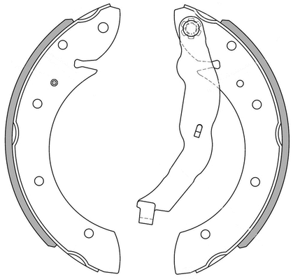 Brake Shoe Set (NS4076)