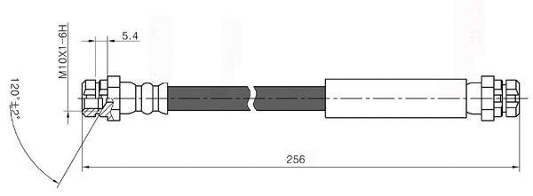 Brake Hose (NBH6068)