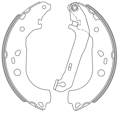 Brake Shoe Set (NS4018)