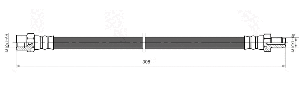 Brake Hose (NBH6041)
