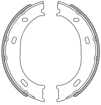 Brake Shoe Set (NS4039)