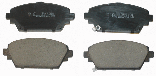 Brake Pad Set, disc brake (NP2079)