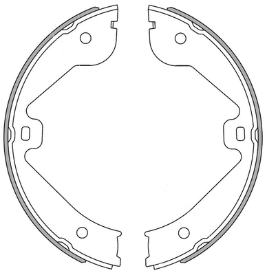 Brake Shoe Set (NS4038)