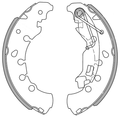 Brake Shoe Set (NS4046)