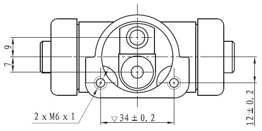 Wheel Brake Cylinder (NWC5099)