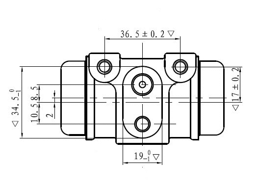 Wheel Brake Cylinder (NWC5004)