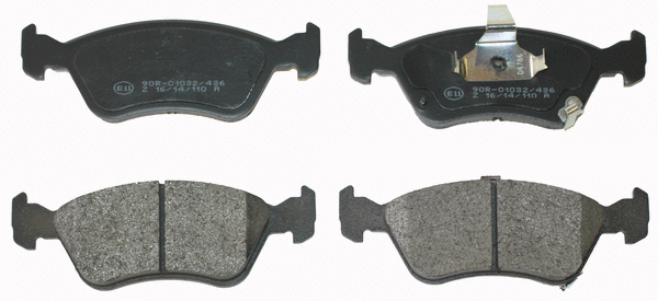 Brake Pad Set, disc brake (NP2258)