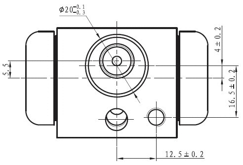 Wheel Brake Cylinder (NWC5094)