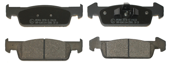 Brake Pad Set, disc brake (NP2904)