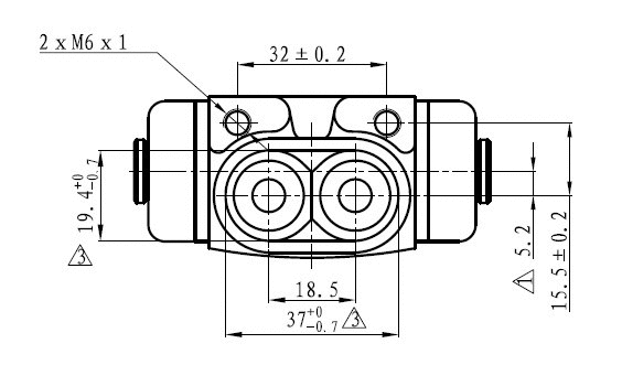 Wheel Brake Cylinder (NWC5026)