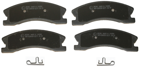 Brake Pad Set, disc brake (NP2901)