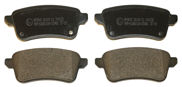 Brake Pad Set, disc brake (NP2915)