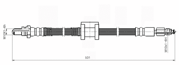 Brake Hose (NBH6050)