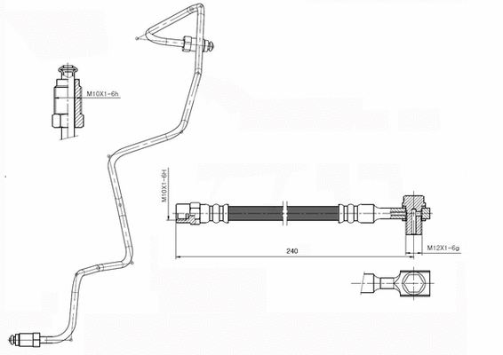 Brake Hose (NBH6081)