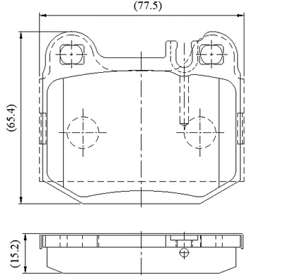 Brake Pad Set, disc brake (NP3090)