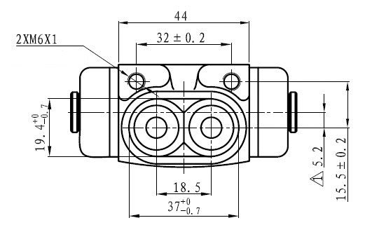 Wheel Brake Cylinder (NWC5025)