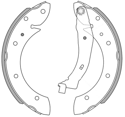 Brake Shoe Set (NS4005)