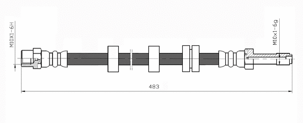 Brake Hose (NBH6005)
