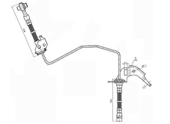 Brake Hose (NBH6066)