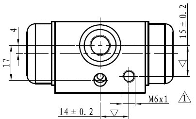 Wheel Brake Cylinder (NWC5061)