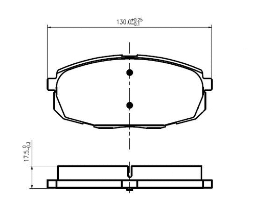 Brake Pad Set, disc brake (NP2993)