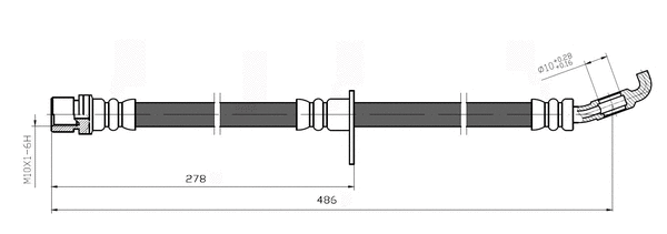 Brake Hose (NBH6043)