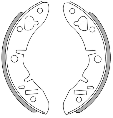 Brake Shoe Set (NS4049)