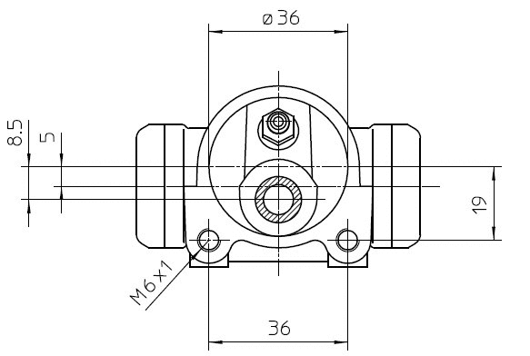 Wheel Brake Cylinder (NWC5063)