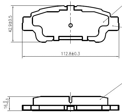 Brake Pad Set, disc brake (NP2989)