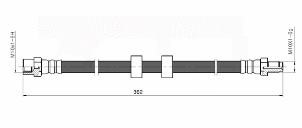 Brake Hose (NBH6038)