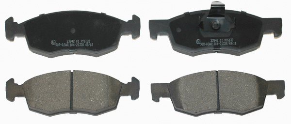 Brake Pad Set, disc brake (NP2651)