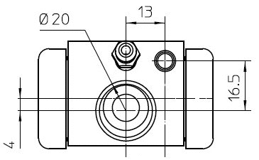 Wheel Brake Cylinder (NWC5093)