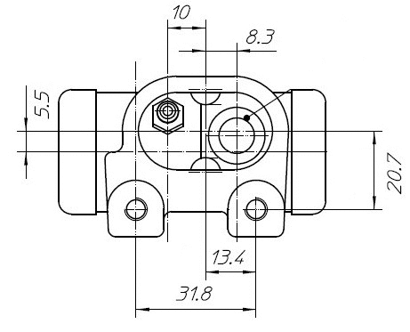 Wheel Brake Cylinder (NWC5097)