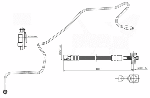 Brake Hose (NBH6082)