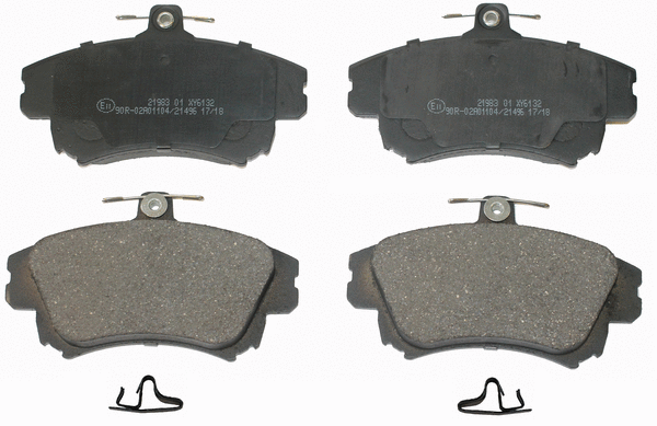 Brake Pad Set, disc brake (NP2075)