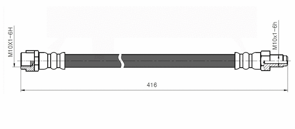Brake Hose (NBH6034)
