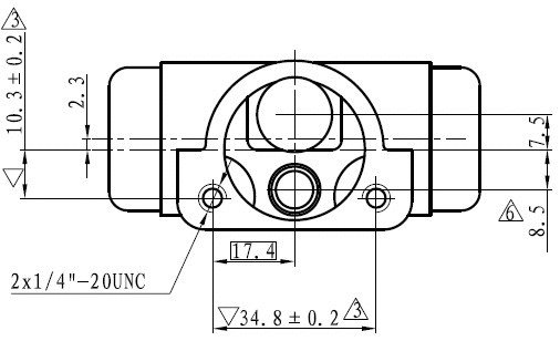 Wheel Brake Cylinder (NWC5058)