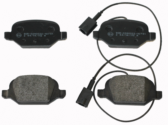 Brake Pad Set, disc brake (NP2557)
