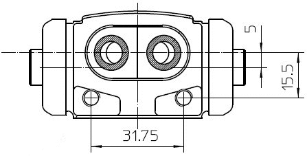 Wheel Brake Cylinder (NWC5085)