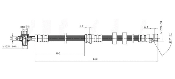 Brake Hose (NBH6052)