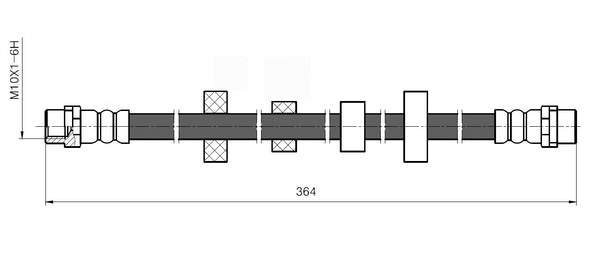 Brake Hose (NBH6099)