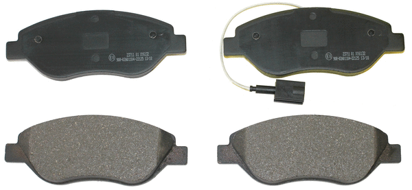 Brake Pad Set, disc brake (NP2725)