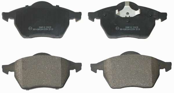 Brake Pad Set, disc brake (NP2293)
