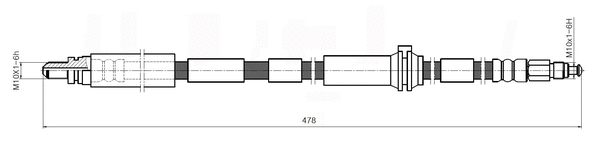 Brake Hose (NBH6090)