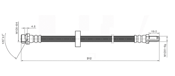 Brake Hose (NBH6021)