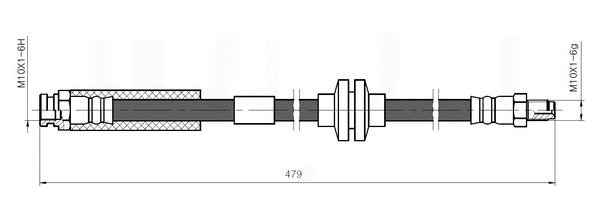 Brake Hose (NBH6027)