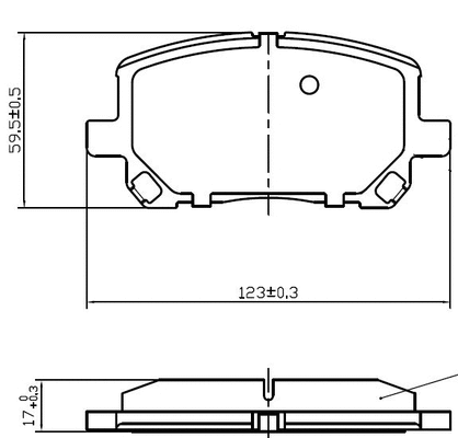 Brake Pad Set, disc brake (NP2981)